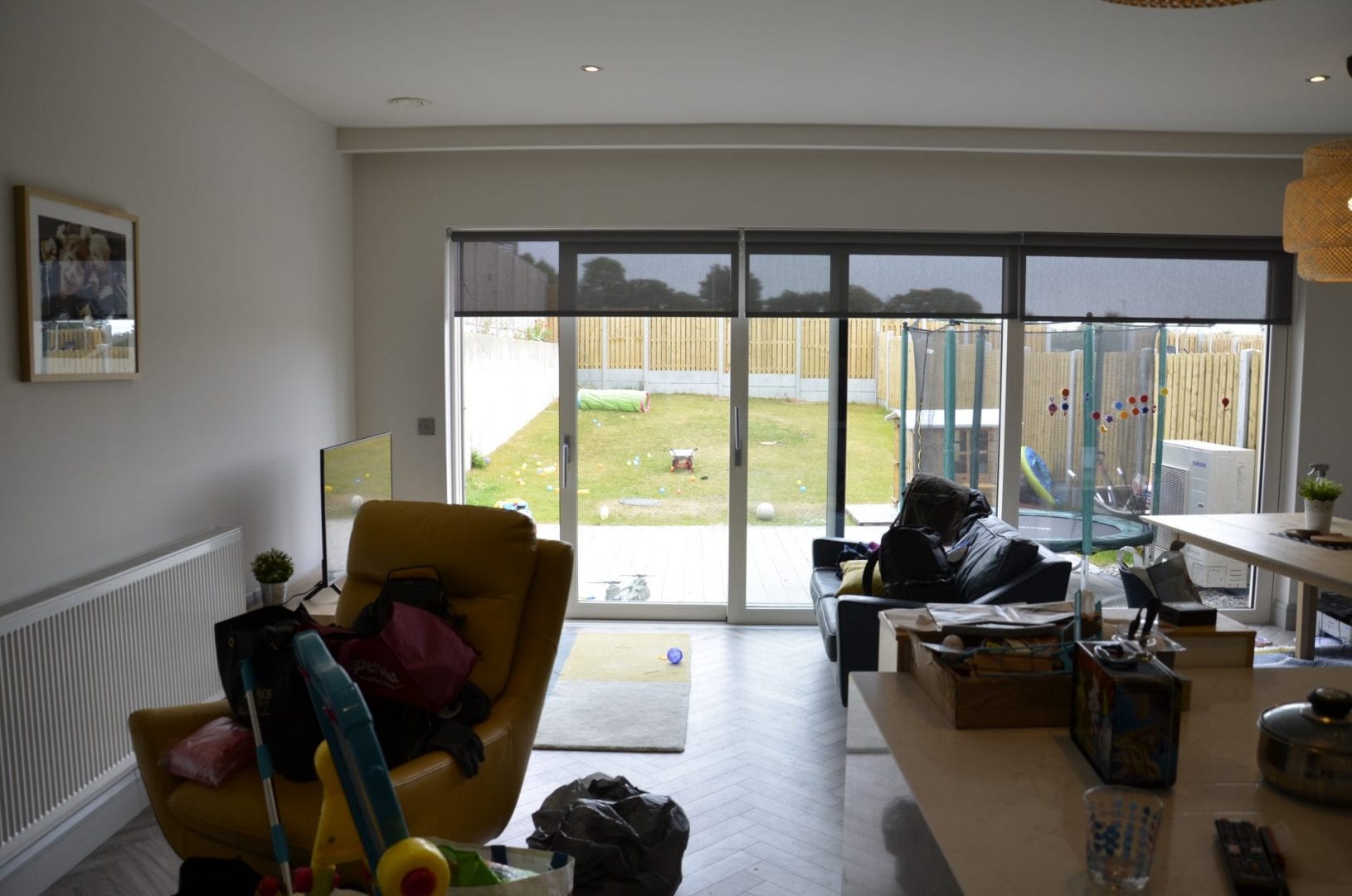 The same Dublin sitting room before the deep clean